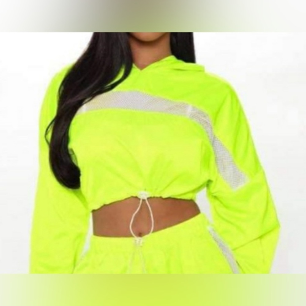 Windbreaker Crop Top